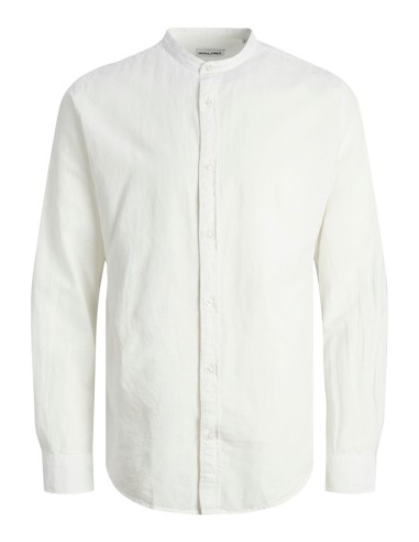 CAMISA 12248581 LINEN BLEND BAND SHIRT 